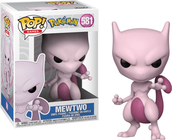 Pop Games: Pokémon - Mewtwo - Funko Pop #581
