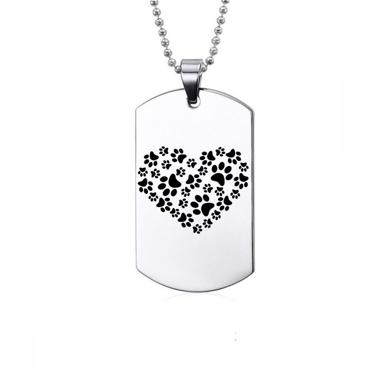 Ketting RVS - Hart Poten