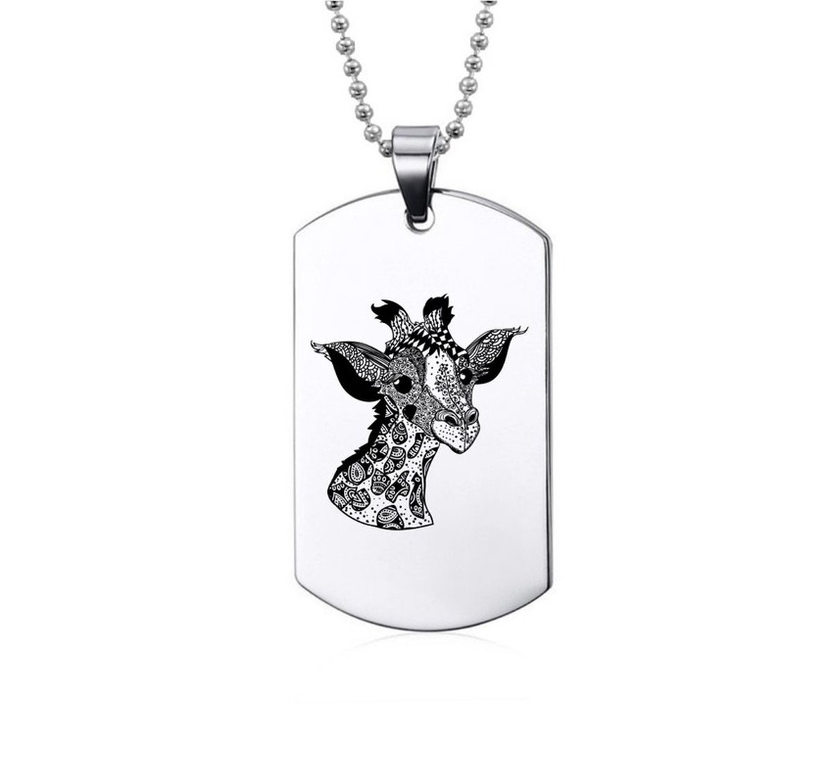 Ketting RVS - Giraffe