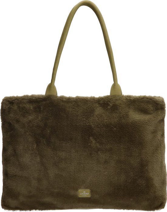 Charm London Kingsbury Shopper - Olijfgroen