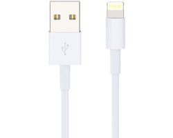 USB oplader kabel Geschikt voor: Apple iPhone 5,6,7,8,X,XS,XR,11,12,13,14,Mini,Pro Max - kabel - oplaadkabel - Geschik voor: Lightning USB kabel - lader - Laadkabel - 1 Meter