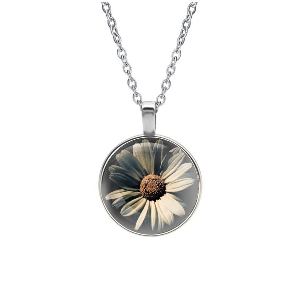 Ketting Glas - Bloem