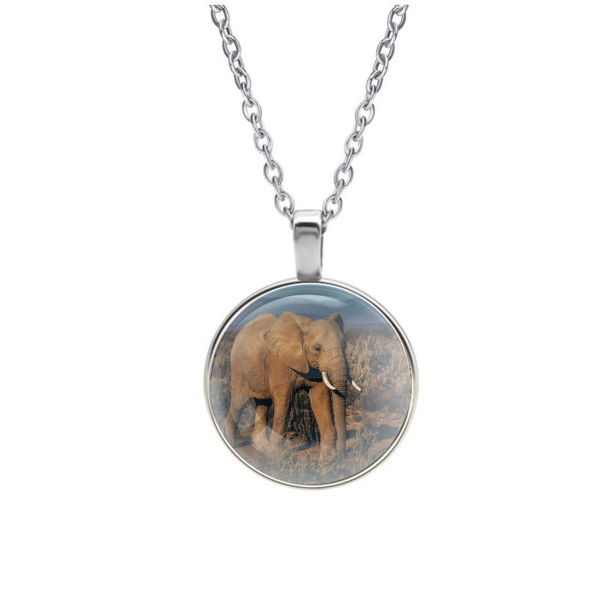Ketting Glas - Olifant