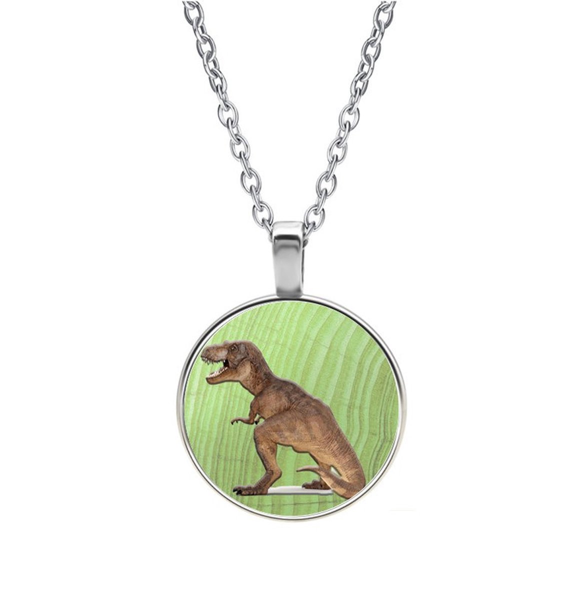 Ketting Glas - Dinosaurus