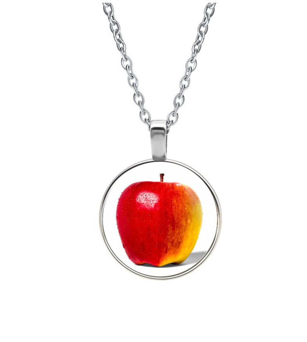 Ketting Glas - Appel