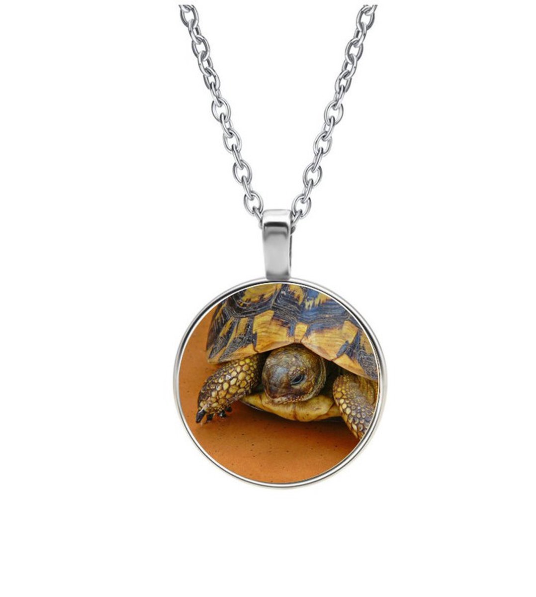 Ketting Glas - Schildpad
