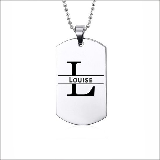 Ketting RVS Met Naam -  Louise