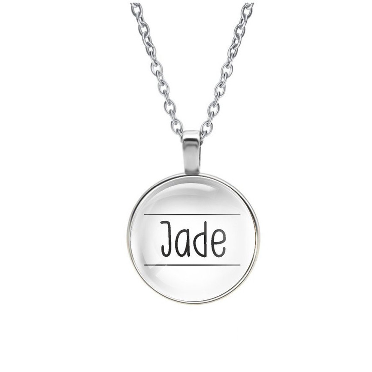 Ketting Glas - Jade