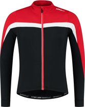 Rogelli Course - Maillot Cyclisme Manches Longues - Maillot Cyclisme Homme - Zwart/ Rouge / Wit - Taille XL