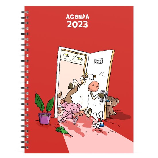 Niet genoeg Oprecht Gevangenisstraf Ritstier Bureau Agenda 2023 | bol.com