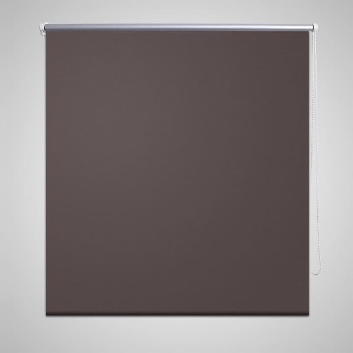 Decoways - Rolgordijn verduisterend 140 x 230 cm koffiebruin