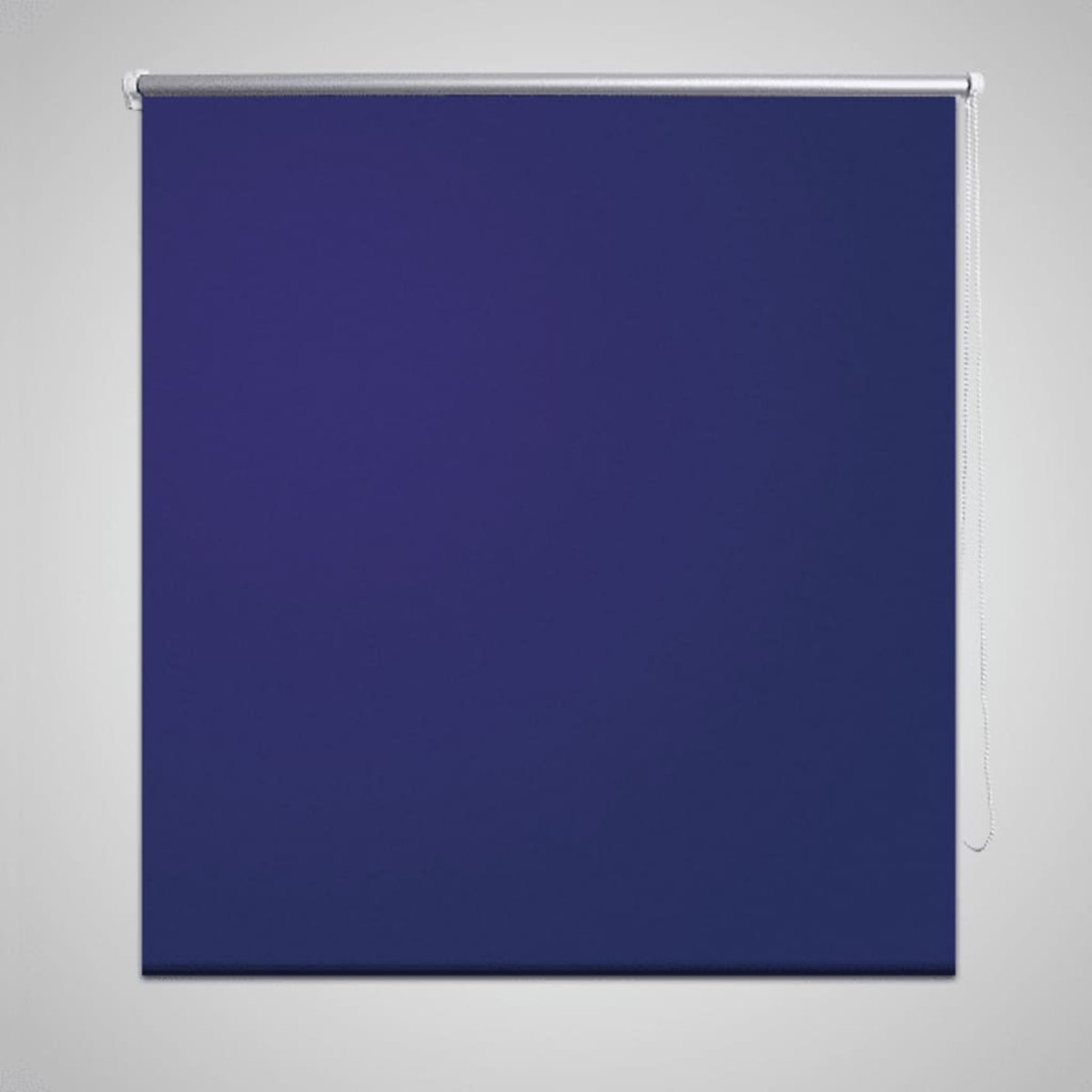 Decoways - Rolgordijn verduisterend 100 x 230 cm marineblauw