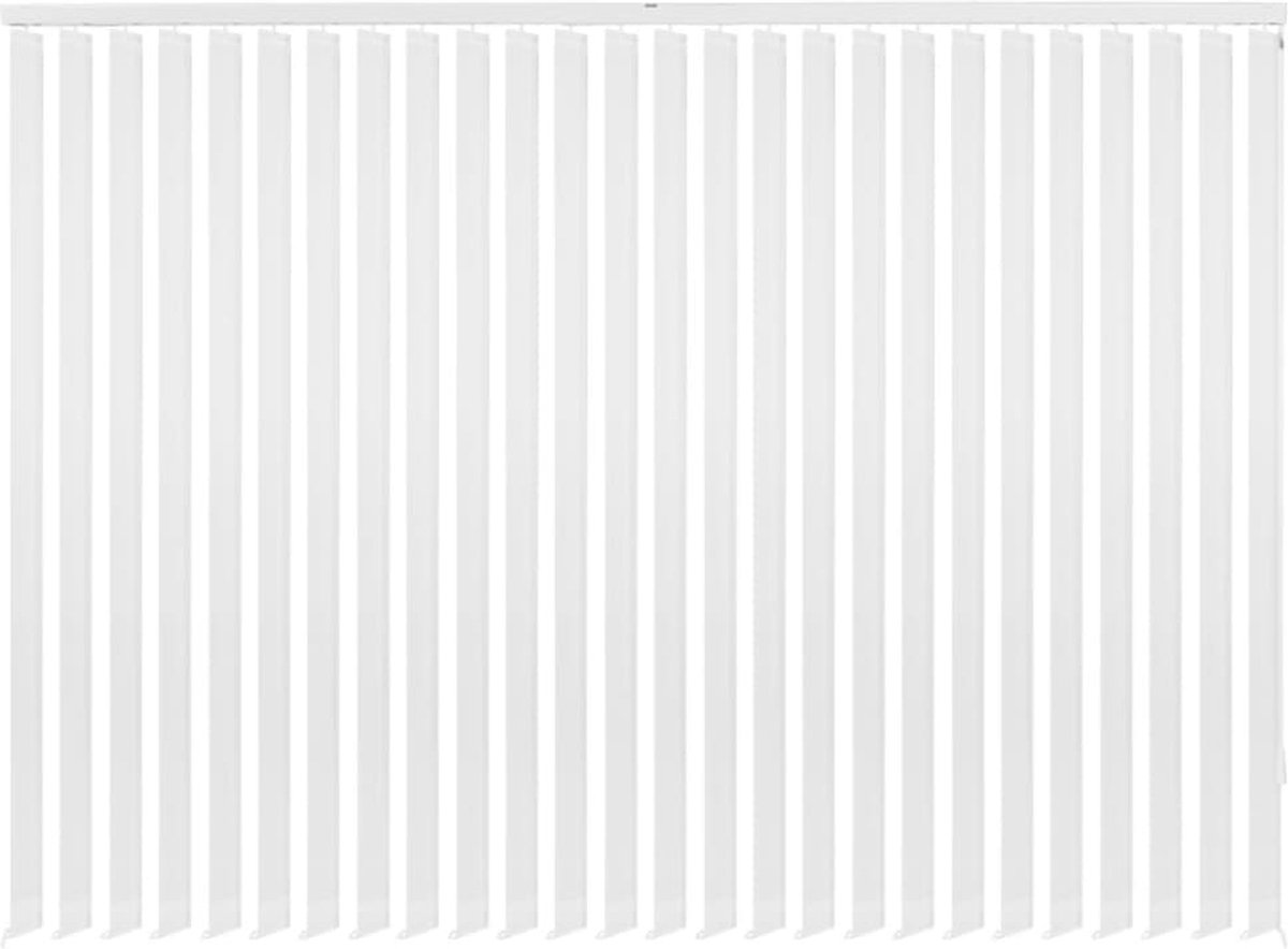 Decoways - Verticale jaloezie wit stof 120x250 cm