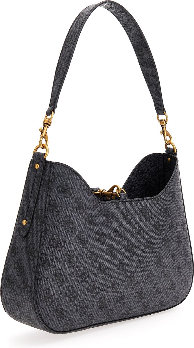 Bolsa Guess Eco Brenton Girlfriend Satchel En Color Café Color Café