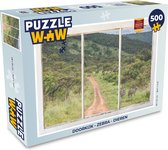 Puzzle Transparent - Zebra - Animaux - Puzzle 500 pièces