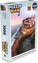 Puzzel Azenhas do Mar in de schemering bij Sintra in Portugal - Legpuzzel - Puzzel 1000 stukjes volwassenen