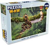 Puzzel Slang - Tak - Regenwoud - Legpuzzel - Puzzel 1000 stukjes volwassenen