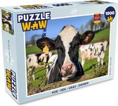 Puzzle Vache - Clôture - Herbe - Animaux - Puzzle - Puzzle 1000 pièces adultes