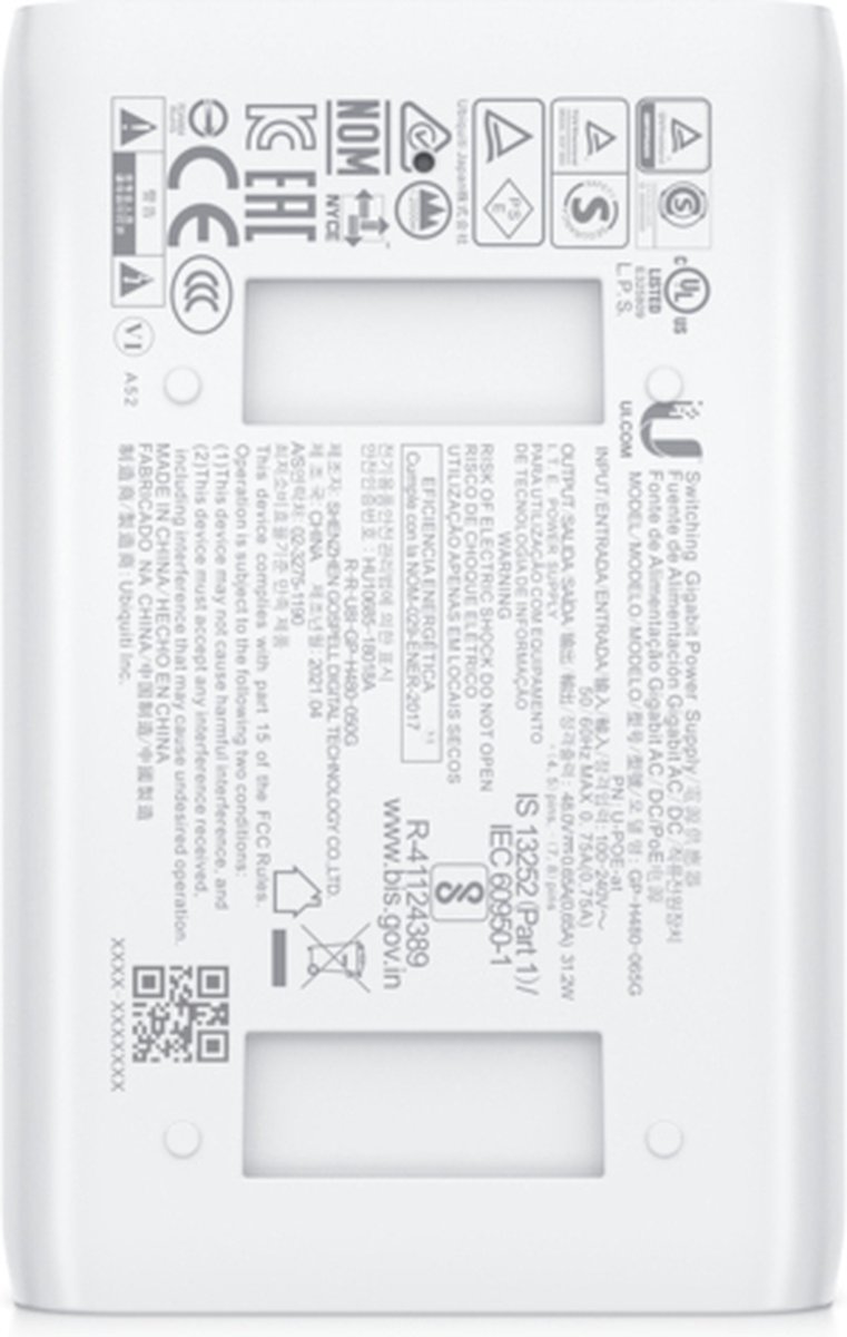 Ubiquiti U-PoE-AT – 30W - Afbeelding 4