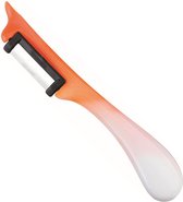 RÖR Solingen Eplucheur Star - Plastique - Couteau Unique - 19 cm - Bicolore - Oranje