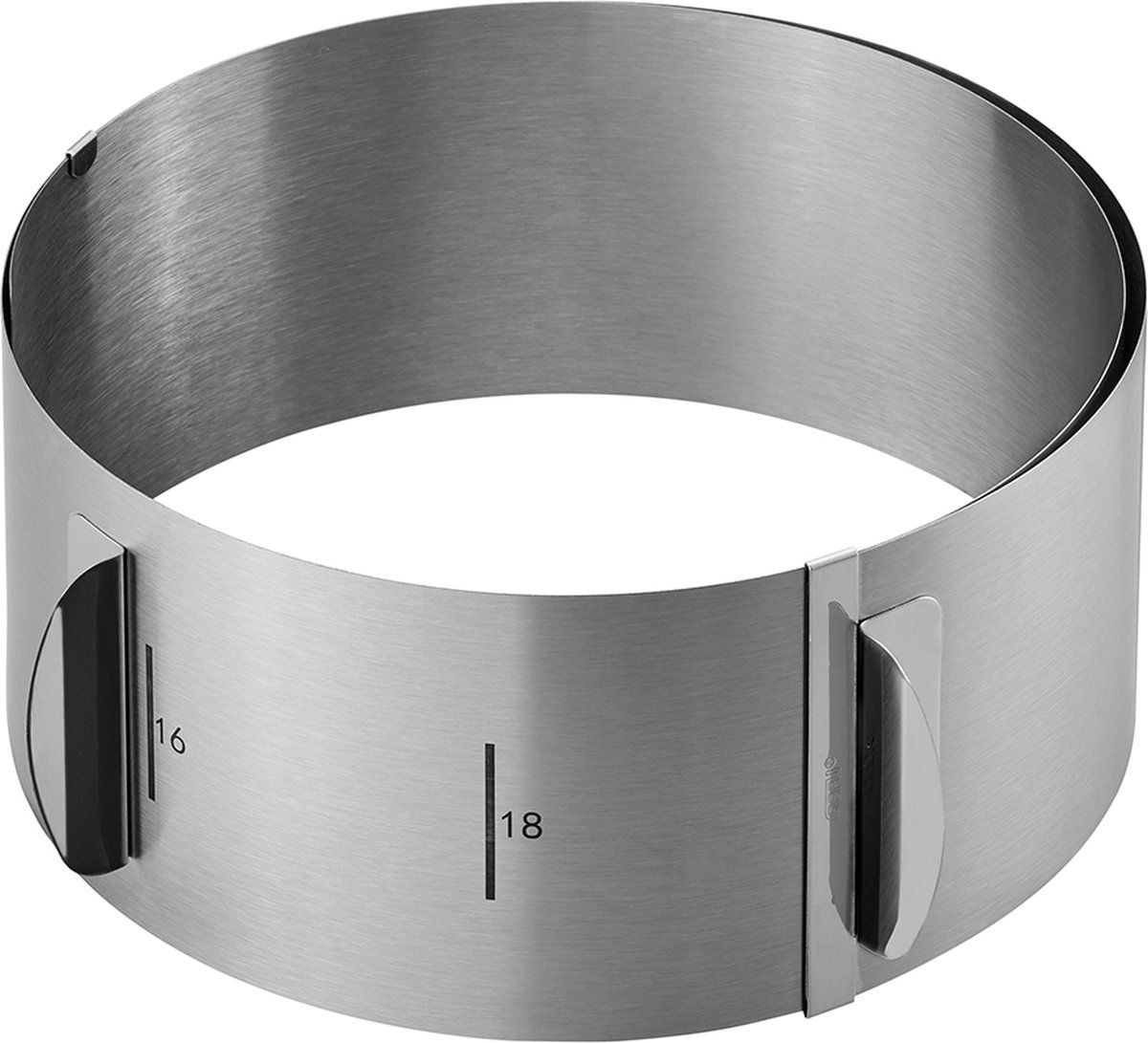 GEFU Taartring Verstelbaar - 8,5 cm hoog