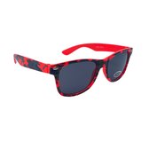 Festival bril - Kinderen Zonnebril - UV4000 - Rode camouflage