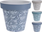 Bloempot E&K Rond 20 cm Deco - Groen