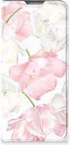 Stand Case Hoesje Cadeau voor Mama OPPO Reno8 Lite Smart Cover Mooie Bloemen