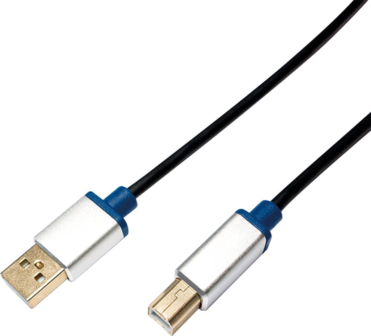 USB 2.0 A --> B 2.00m LogiLink Premium