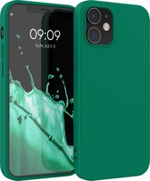 kwmobile telefoonhoesje geschikt voor Apple iPhone 12 / iPhone 12 Pro - Hoesje voor smartphone - Back cover in smaragdgroen