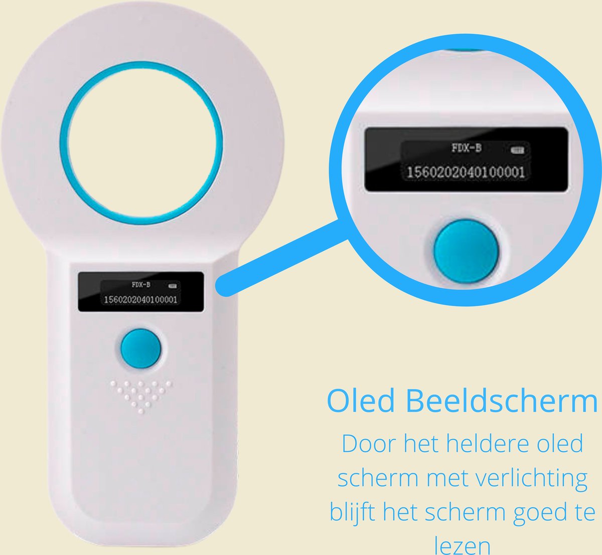 Oyka Chipreader (huis)dier bluetooth Chiplezer Chiplezer voor alle