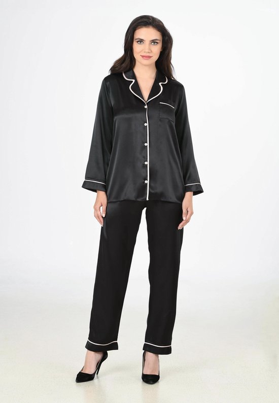 Vienetta - Dames Pyjama Set, Lange Mouwen - L