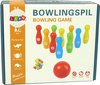 Afbeelding van het spelletje Bowlingkegels - bowling set kind - 10 kegels & kogel - met cijfers
