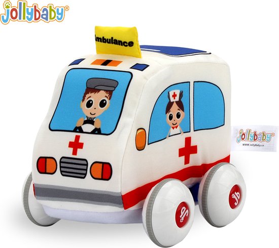 auto speelgoed/ baby speelgoed/black friday/ speelgoed voor jongens/ auto speelgoed/sinterklaas/ kerstcadeau/ Speel & Leer/ pluche auto speelgoed/ ambulance