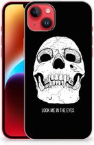 Silicone Case iPhone 14 Plus Telefoonhoesje Skull Eyes