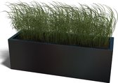 MySteel Gepoedercoat staal plantenbak Texas cm L120 x B40 cm cm- Hoogte:  60 - Kleur: RAL7016 mat (antraciet grijs)