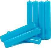 Set van 7x koelelementen  voor fles 6,5 x 6,5 x 12 cm blauw
