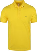 Sun68 - Gele Polo - Modern-fit - Heren Poloshirt Maat M