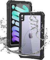 Full Protect Cover IP68 Hoes Geschikt voor Apple iPad Mini 6 | Waterdicht | Shockproof | Beschermhoes 360 Graden | Extra beschermend | Kindvriendelijk | Stofdicht | Zwart