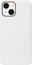 ADEL Siliconen Back Cover Softcase Hoesje Geschikt voor iPhone 14 Plus - Wit