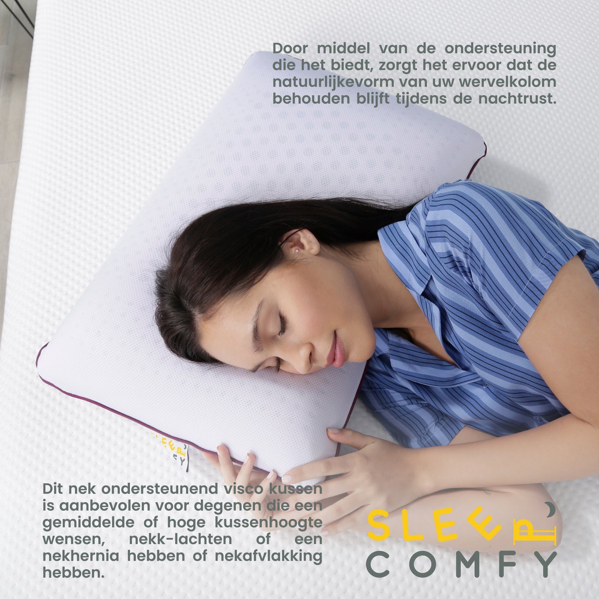 Sleep Comfy - Aromatherapie Serie | Lavendel - Hoofdkussen - 30 dagen  Proefslapen -... | bol.com