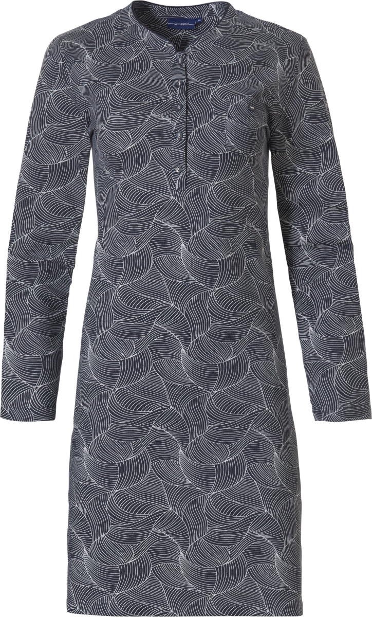 Pastunette Dames Nachthemd Winter Bloom grijs