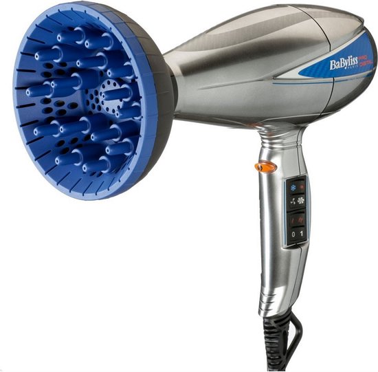 Babyliss 6000e Profi Haartrockner Le Pro Digital 2200w Babyliss 6000E Pro Digital Föhn 2200W Grijs/Zilver | bol
