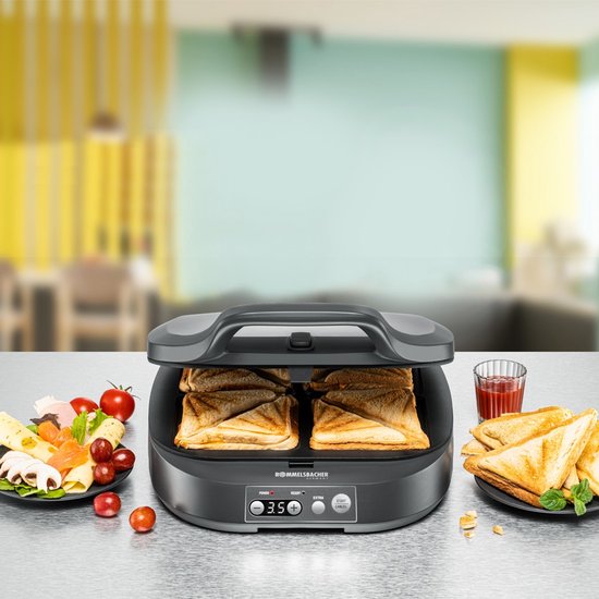 Rommelsbacher Sandwichmaker »ST 1800 für American Toasts im XL Format« 1800 W