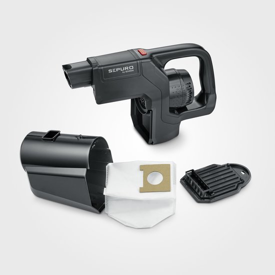Severin HV 7187 aspirateur balai et balai électrique Sac à poussière 1 L 450 W Noir