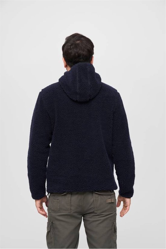 Brandit - Teddyfleece Worker Pullover Jas - L - Blauw