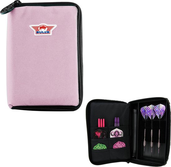 Bull's Unitas Case Nylon Pink - Dart Case van Bull's — afbeelding 2