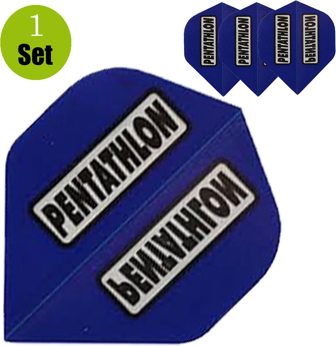 Pentathlon Dartflights - Blauw