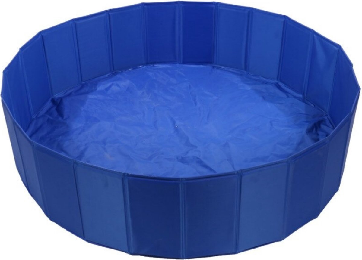 SunLion® Honden Zwembad - Voor Binnen & Buiten - Opvouwbaar - 120x30 CM - Blauw