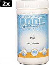 2x Pool Power pH Plus Flacon 1Kg